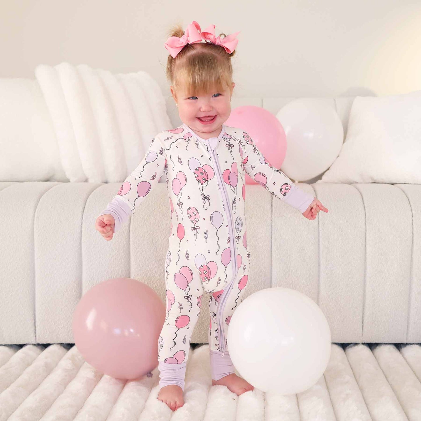 Party Time Convertible Zip Romper | Pink