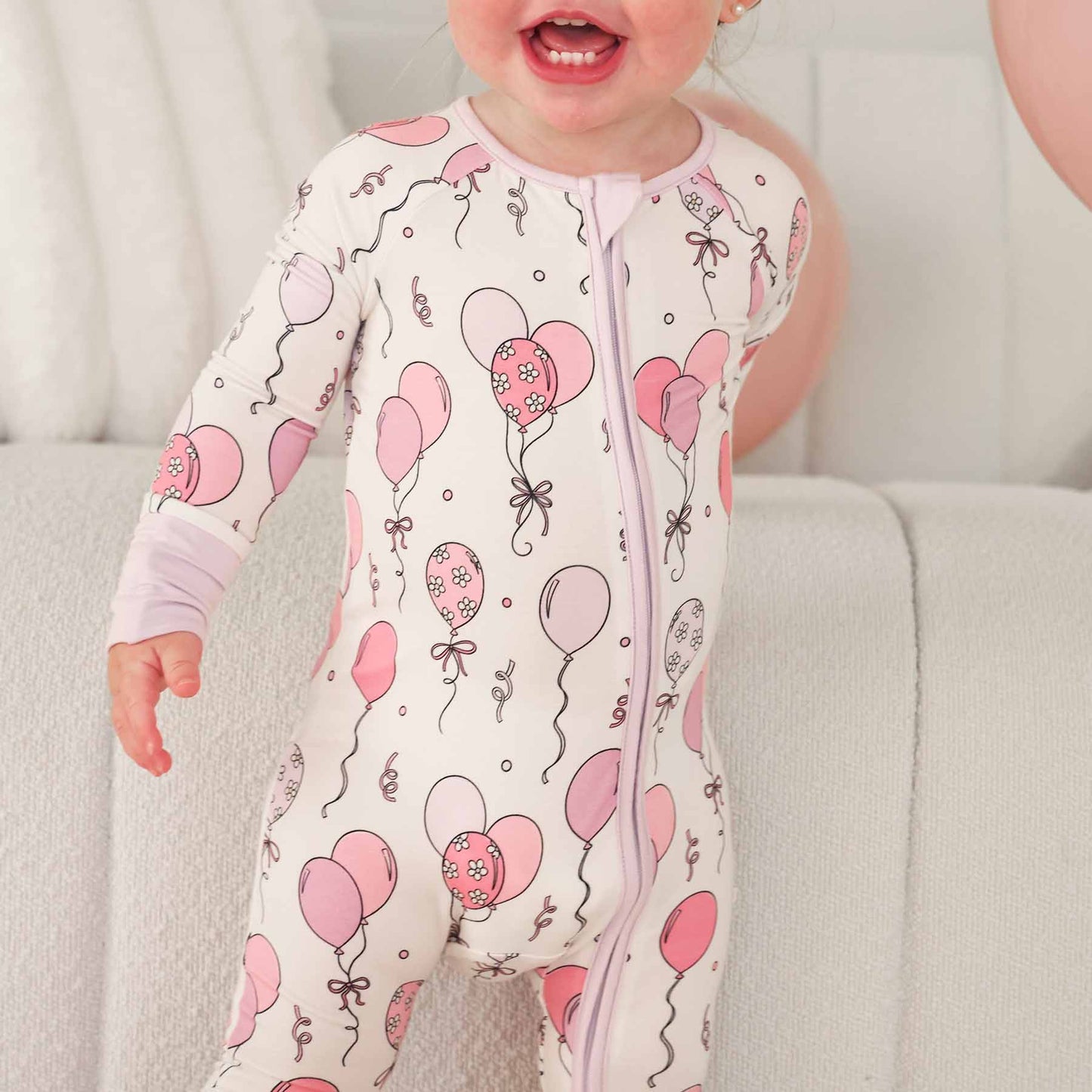 Party Time Convertible Zip Romper | Pink