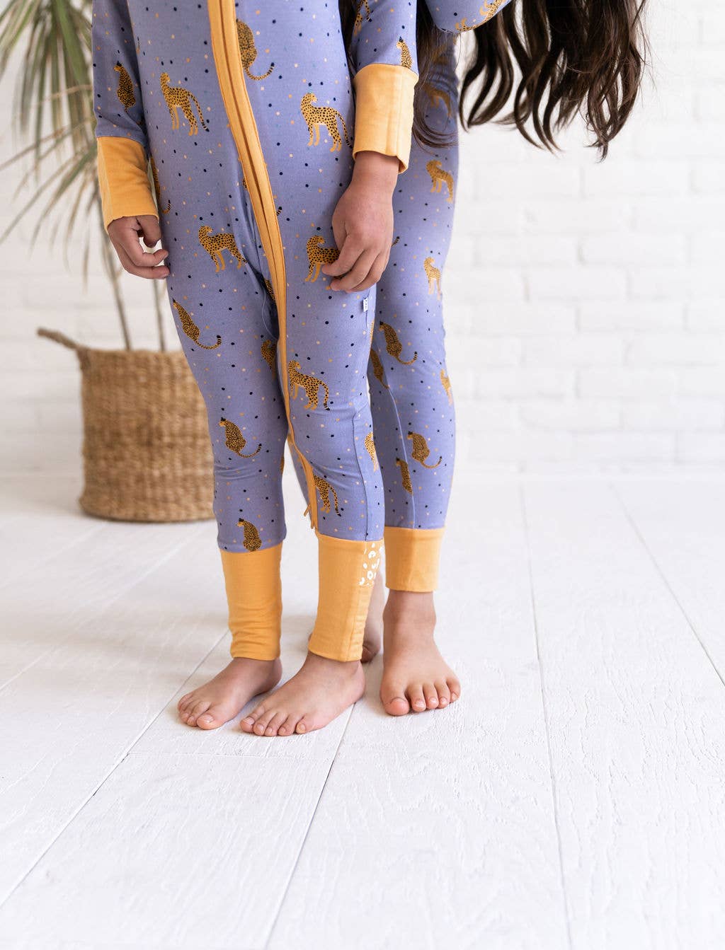 Leopard Bamboo Convertible Footie