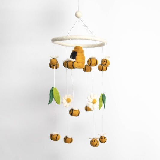 Baby Mobile - Flying Bee - Nursery Decor