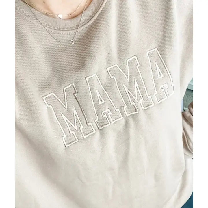 Embroidered MAMA Sweatshirt