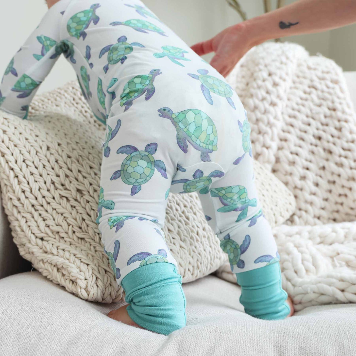 Totally Turtles Convertible Zip Romper