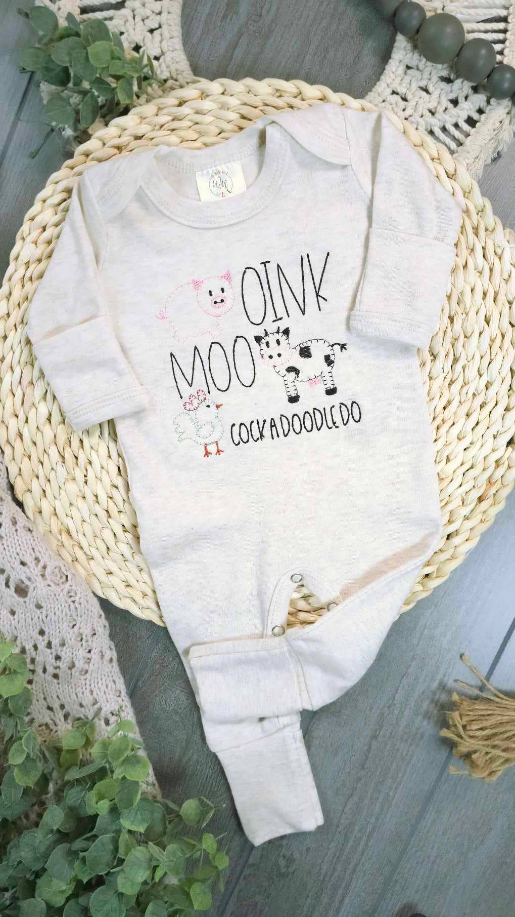 Farm Animals - Oink Moo CockadoodleDo: Newborn