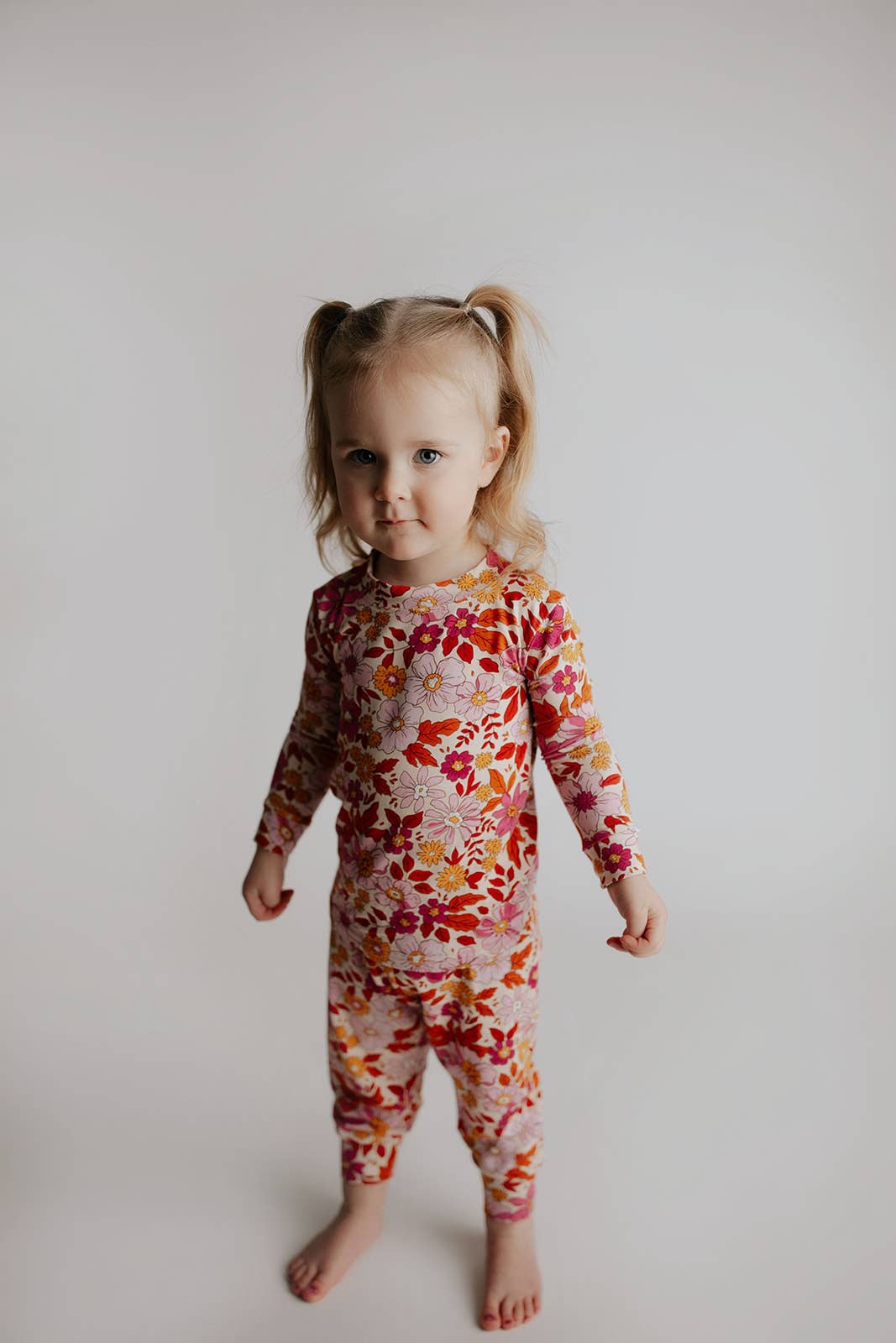 Wild Child Flower Jammies Kids Pjs & Lougewear: Newborn - 3 Montths