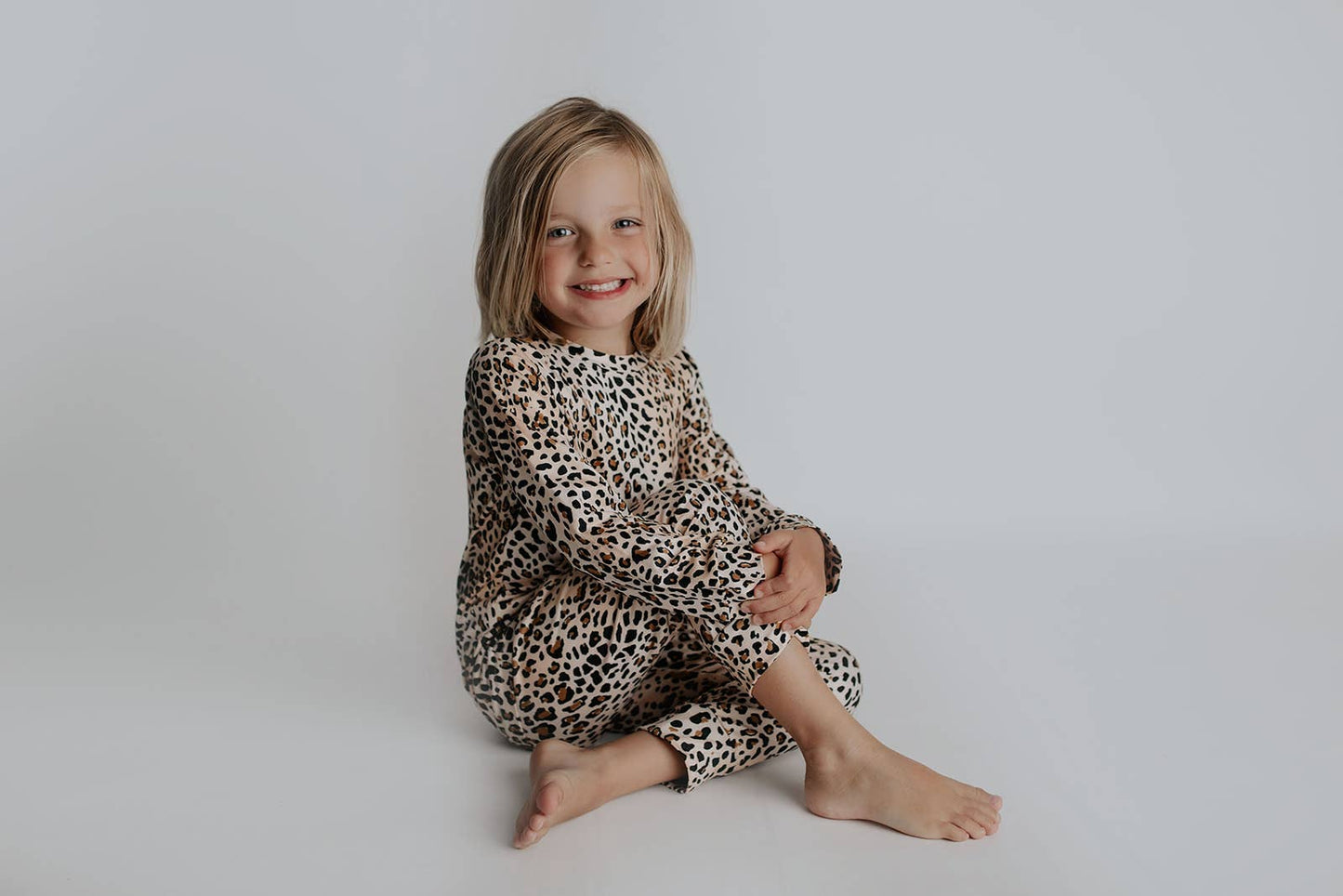 Leopard Jammies Kids Pjs and Lougewear: Newborn - 3 Montths