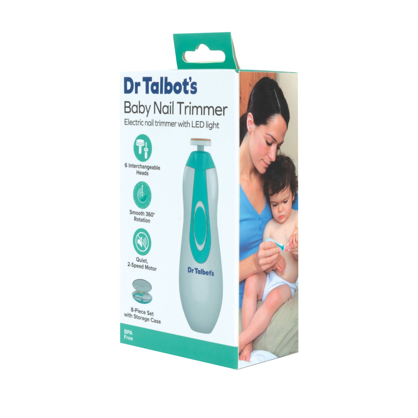 Baby Nail Trimmer, Electric Nail Trimmer with LED Light