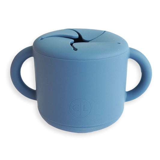 Silicone Snack Cups: Dusty Blue