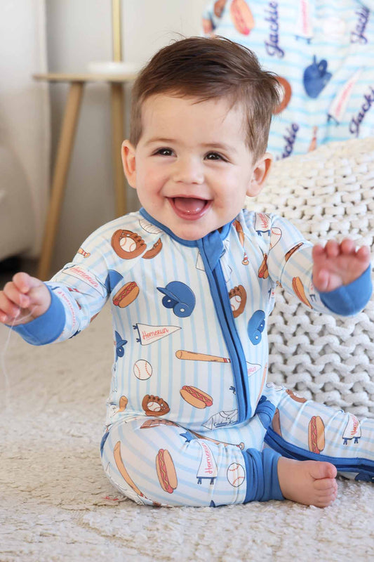Ballpark Bros Convertible Zip Romper