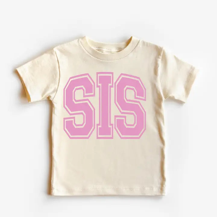 SIS Pink Varsity Tee