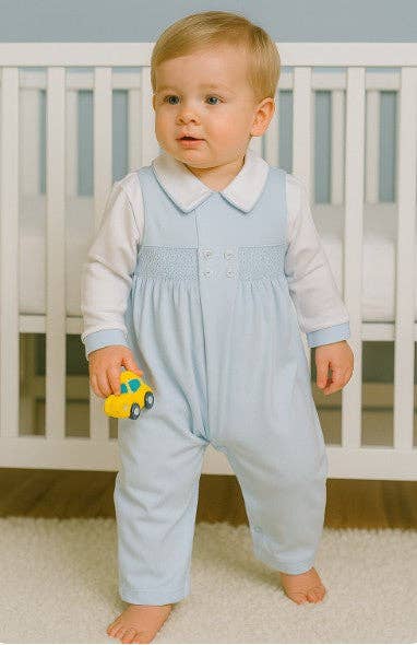 Baby Boy's "Celine & Tom" Overall Set