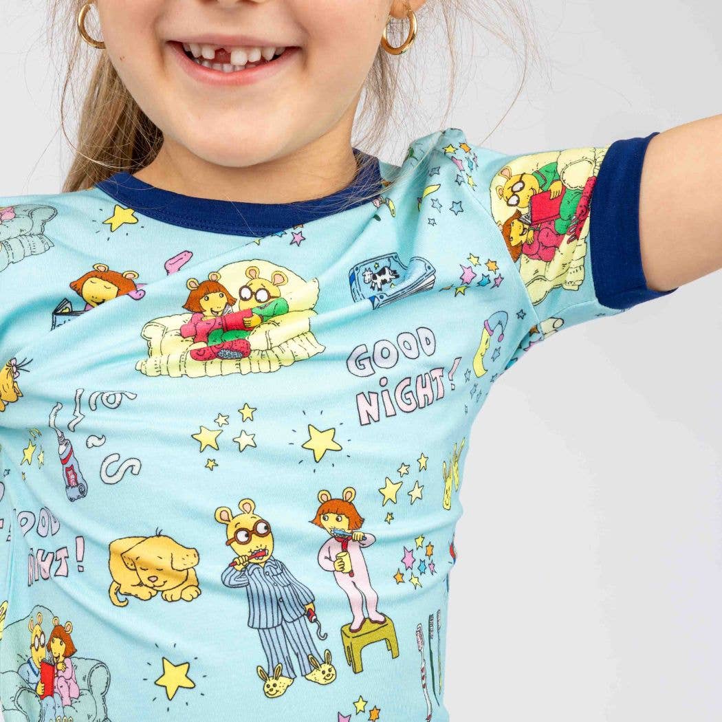 Good Night Arthur™ Bamboo Short Sleeve Kids Pajama Pants Set