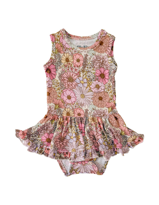 Mae Bamboo Skirted Bodysuit