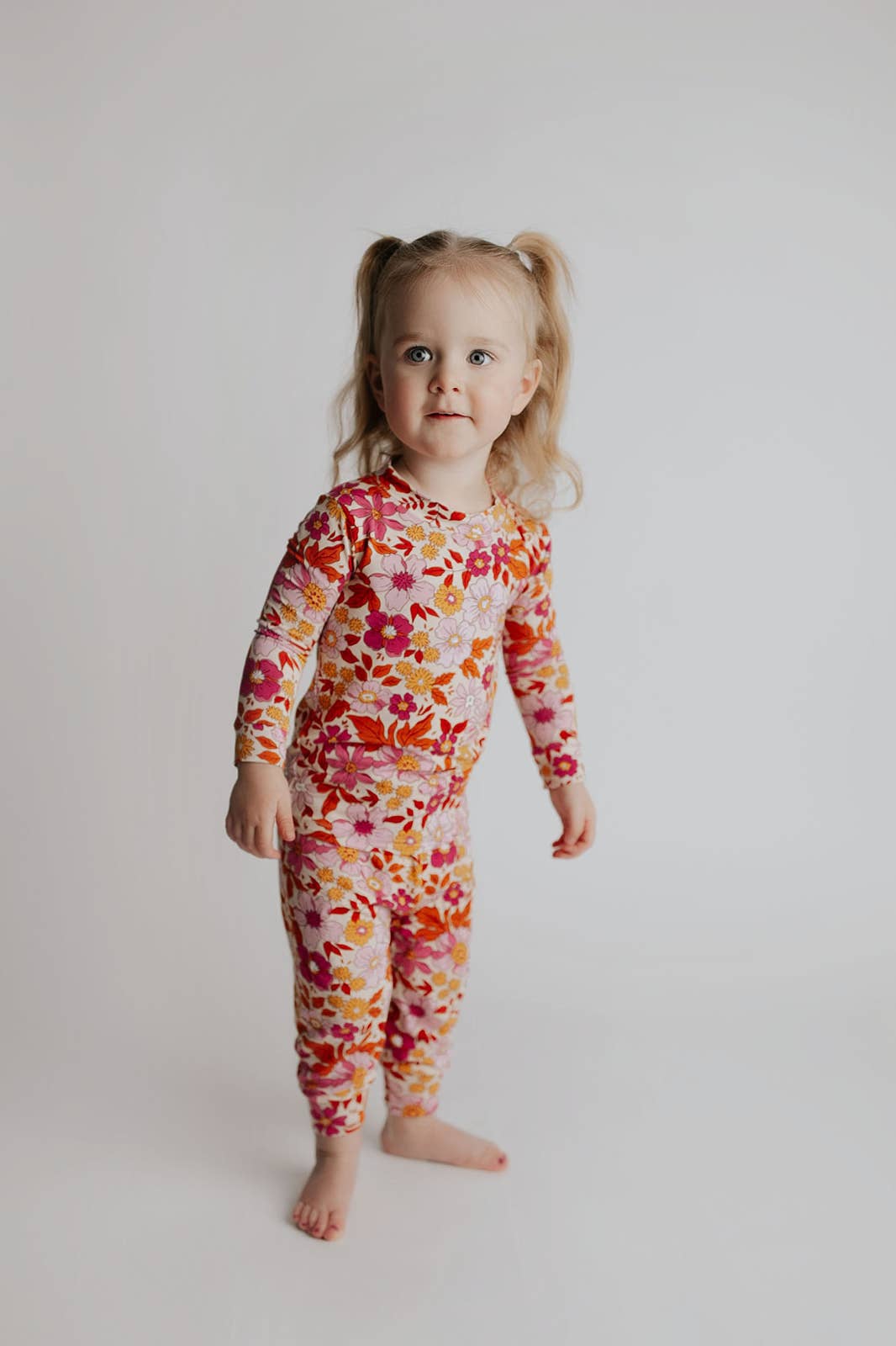Wild Child Flower Jammies Kids Pjs & Lougewear: Newborn - 3 Montths