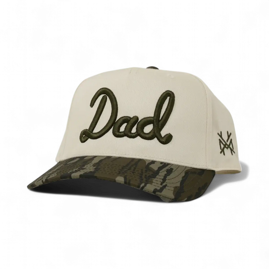 Dad Trucker Hat: Retro Bottomland/Natural