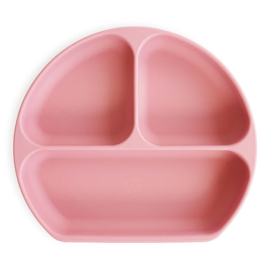 Silicone Suction Plate: Dusty Rose