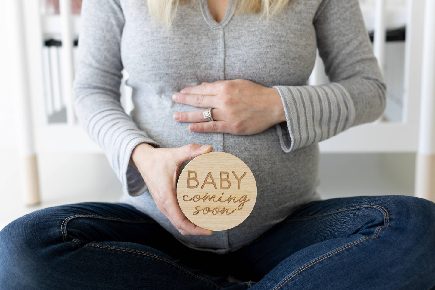 Pregnancy Journey Wooden Weekly Milestone Markers