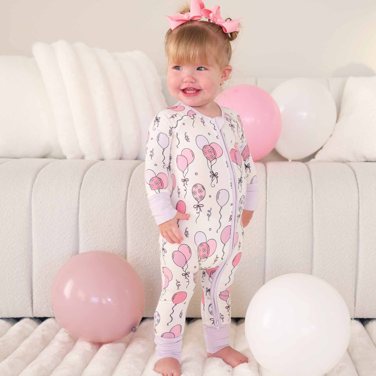 Party Time Convertible Zip Romper | Pink
