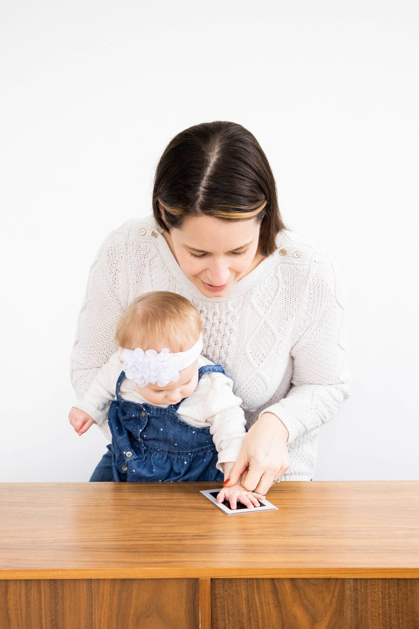 Baby Handprint or Footprint Clean-Touch Ink Pad Kit: Blue