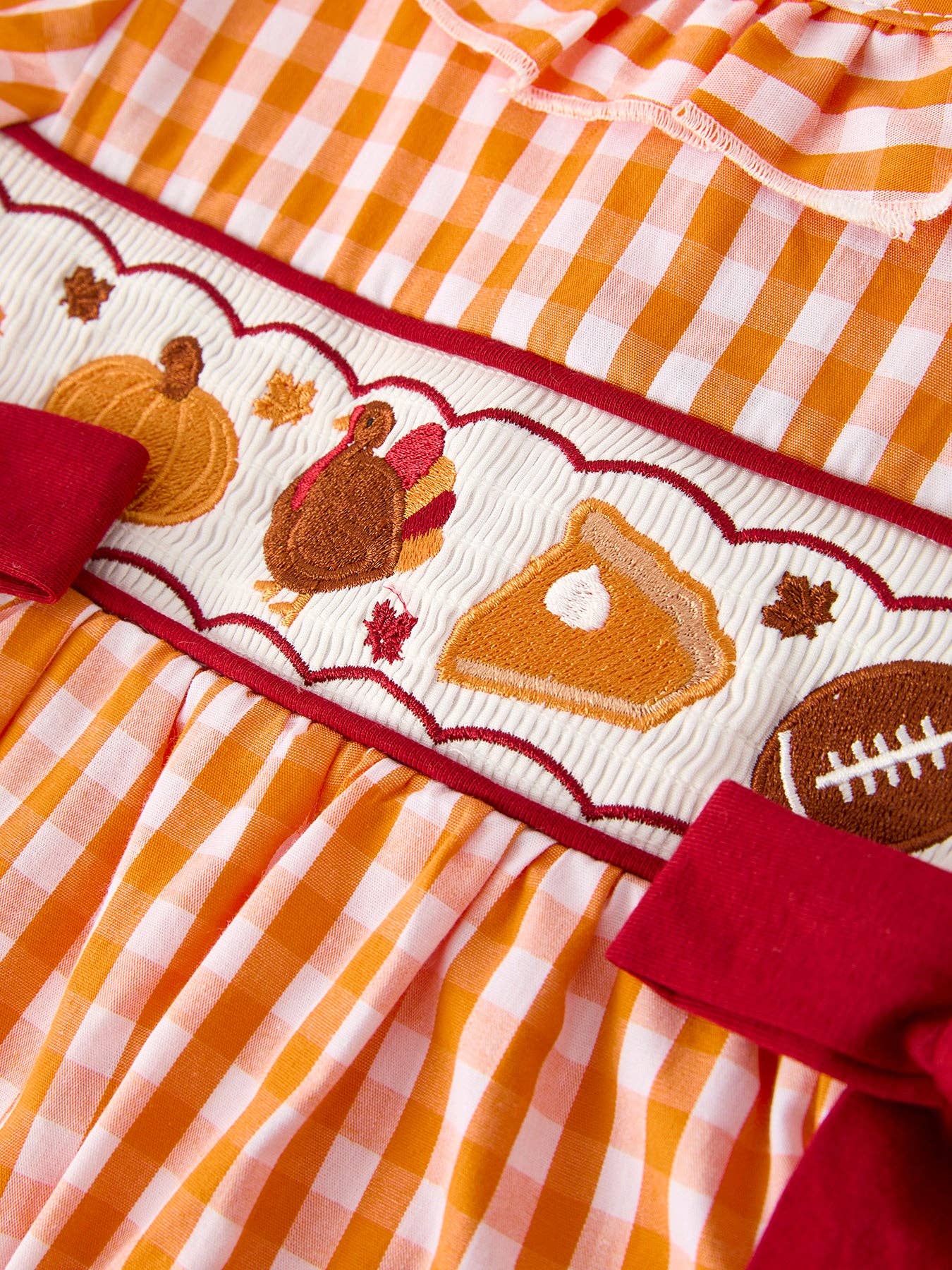 Fall Embroidered Dress for Girls