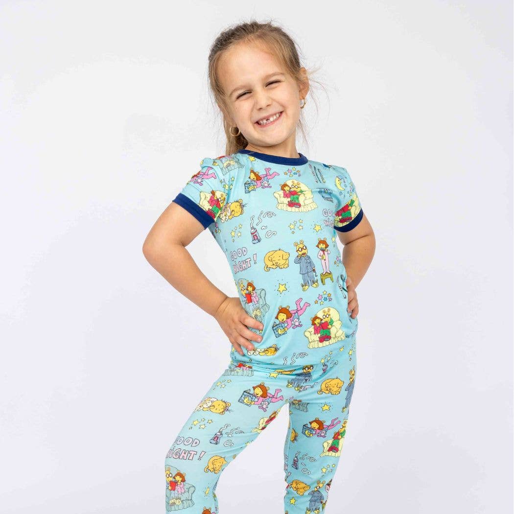 Good Night Arthur™ Bamboo Short Sleeve Kids Pajama Pants Set