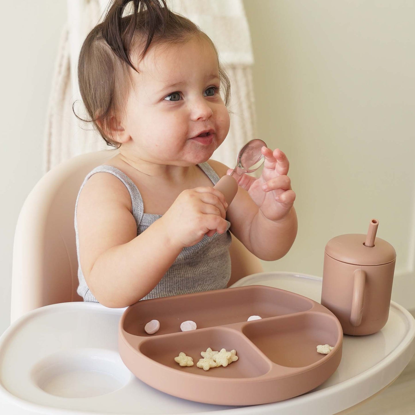 Silicone Silverware Set: Dusty Rose | Mauve