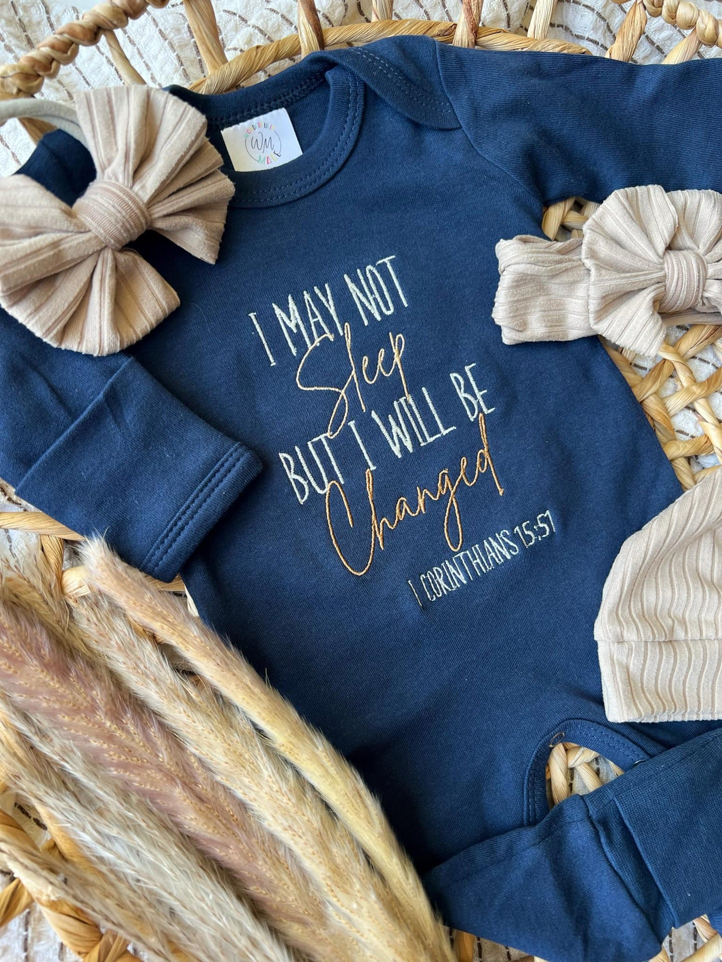 I Will Be Changed : Newborn / Romper w/Beige Hat