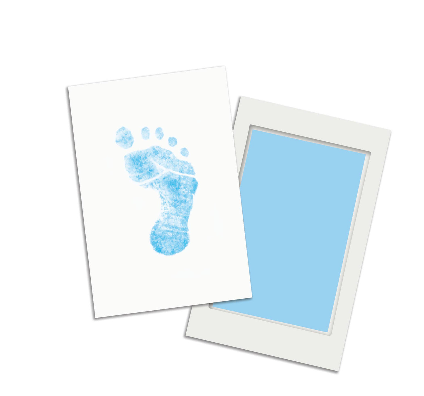 Baby Handprint or Footprint Clean-Touch Ink Pad Kit: Blue