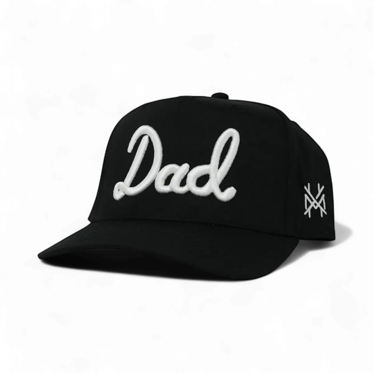 Dad Trucker Hat: Flat Bill Field Camo/Natural