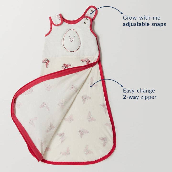 Zen Sack™ Premier: Blushing Butterflies / 0-6 Months