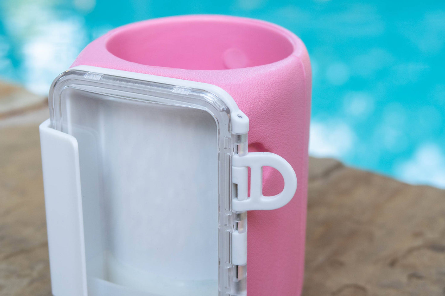 Kangaroozie (for regular cans) - Koozie with Pocket: Yellow Foam/Black Compartment