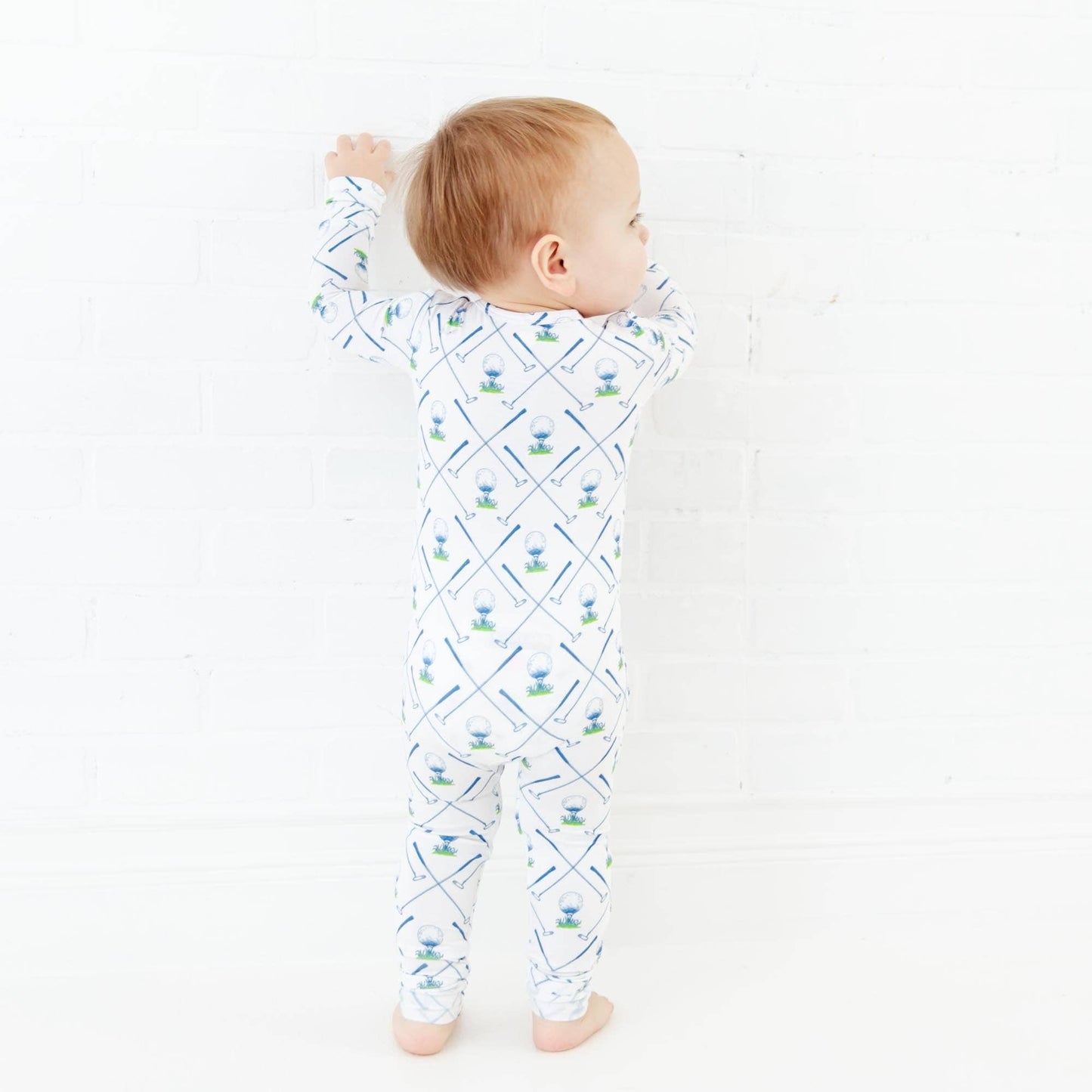 Perfect By Par Golf Baby Bamboo Convertible Footie Pajamas