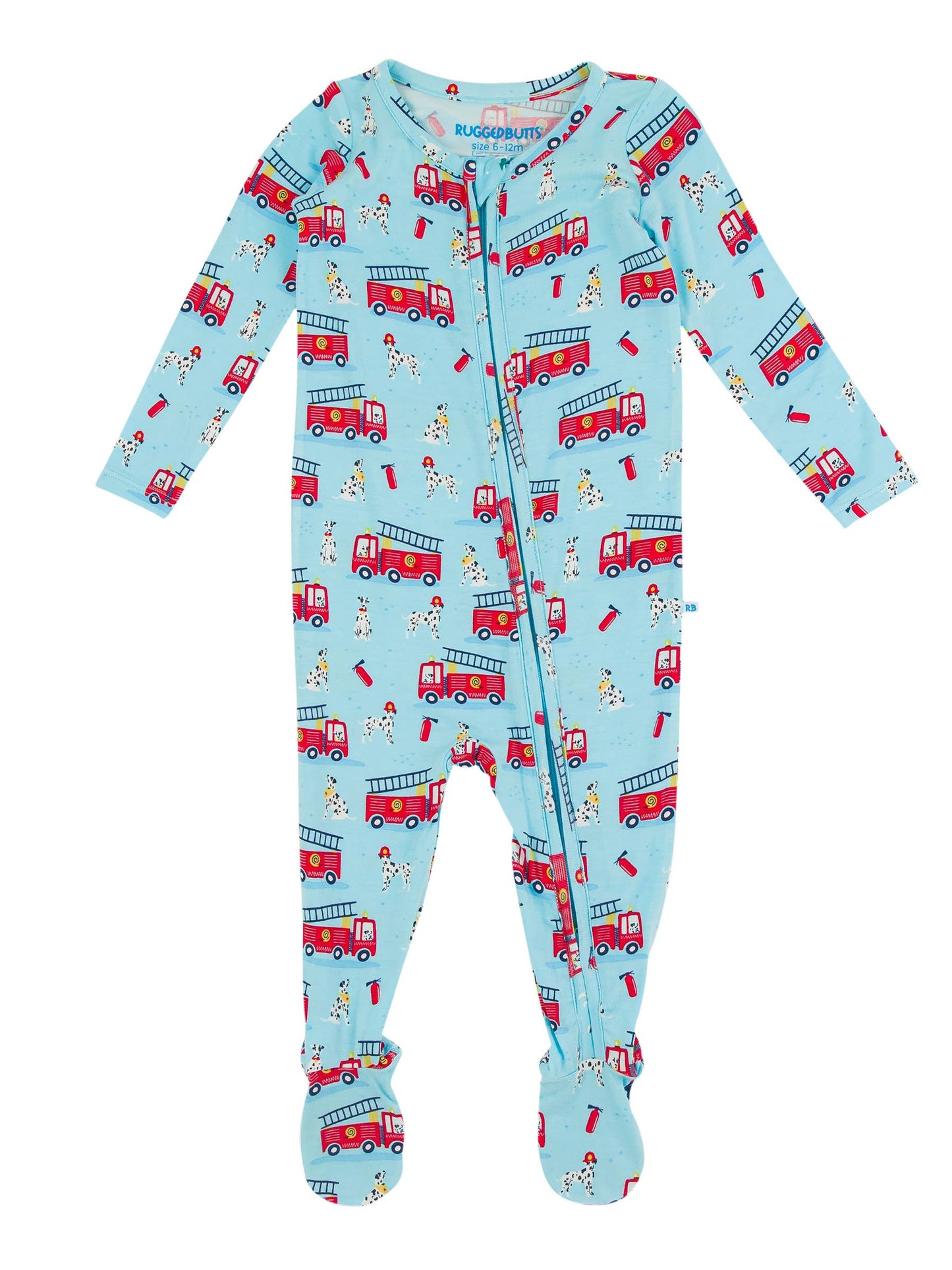 Paws To The Rescue Bamboo Viscose Footed One Piece Pajama
