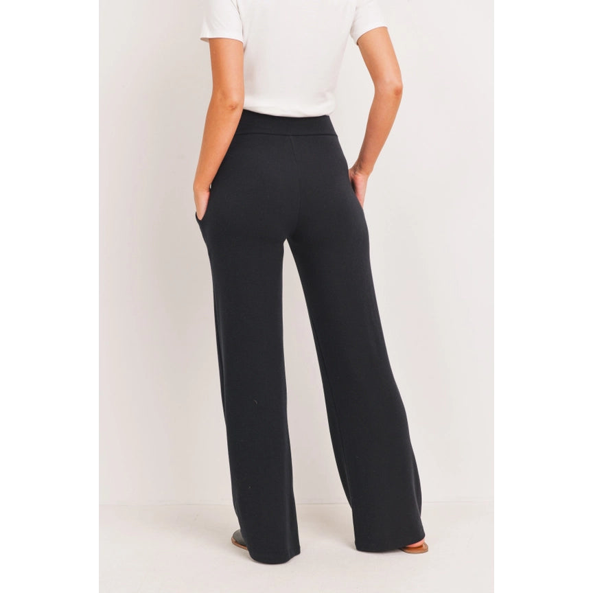 Solid French Terry Maternity Lounge Pants